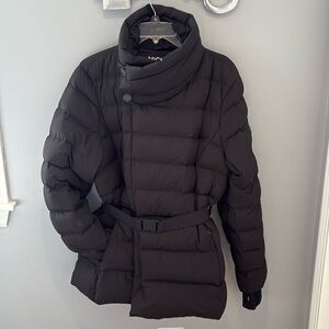 Michael Kors Asymmetrical Belted Down Jacket ￼